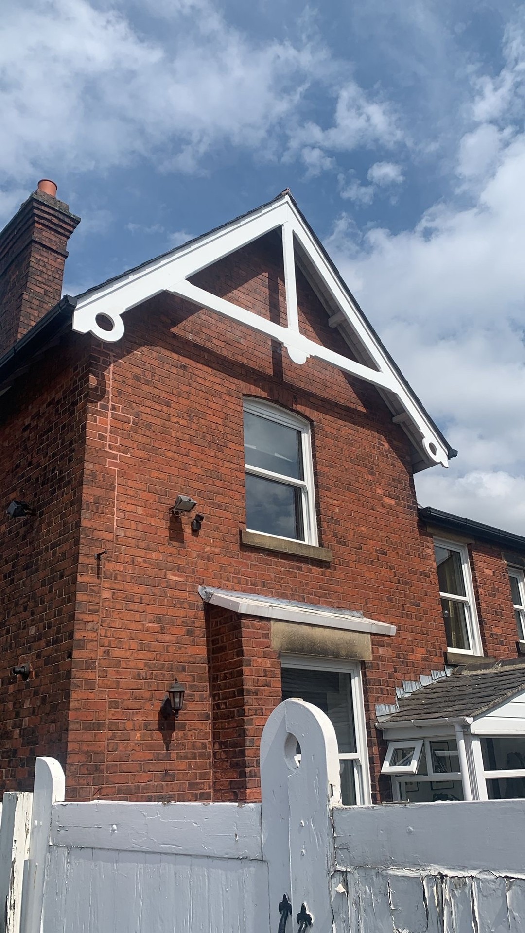 Something a little different we’ve done this week. Spruced up the decorative fascia’s on this period property including